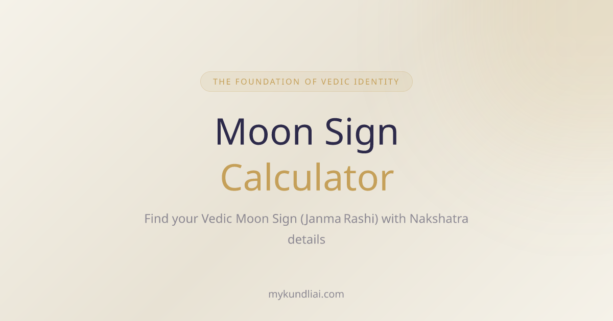 Free Moon Sign Calculator - Find Janma Rashi by Date of Birth | My ...